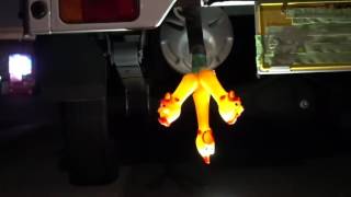 stick rubber chicken into car exhaust