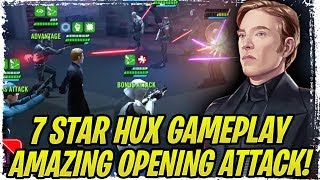 7 Star General Hux Gameplay! Awesome First Order Officer Strategy for Ultimate Opening Attack!