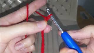 How to make a bow by chain stitching || My first project as an absolute beginner 🧶