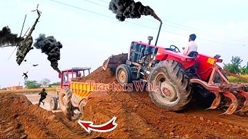 MF 375 Tractor beautifully loading soil on trolley | Tractor Wala | Tractors Wala @TractorsWalay