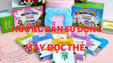 Hướng dẫn sử dụng máy đọc thẻ học tiếng anh cho bé | Thế giới đồ chơi T&C