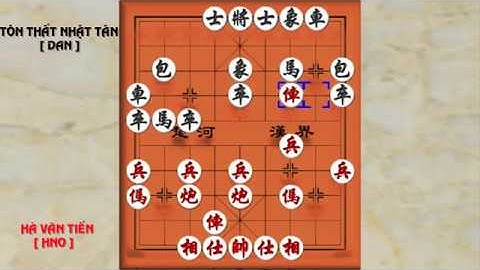 Giải vô địch cờ tướng đấu thủ mạnh toàn quốc 2017, V5 - Hà Văn Tiến bại trước Tôn Thất Nhật Tân
