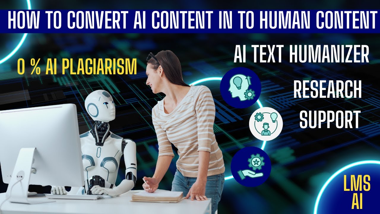 🤖 How to Convert AI Content into Human-Written Content | AI Text Humanizer | Research AI Template