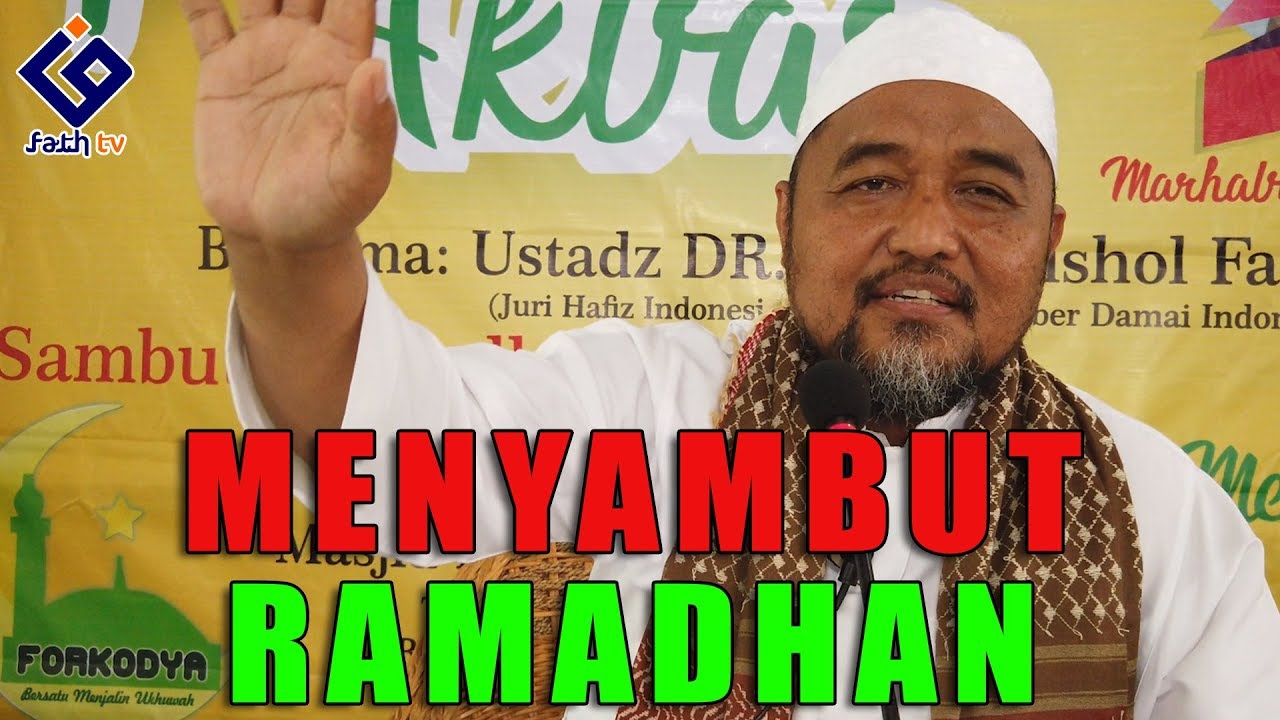 Ceramah = Menyambut Ramadhan - YouTube