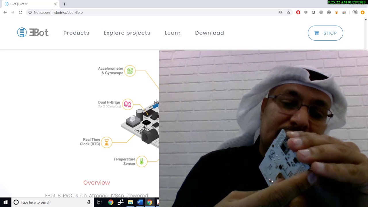 Ebot Microcontroller Ebot lesson 1 الدرس الأول أساسيات الإيبوت - YouTube