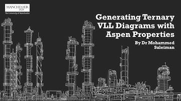 Ternary VLL equilibria with Aspen Properties