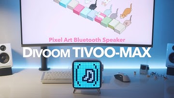 Divoom Tivoo-Max Pixel Art 2.1ch Bluetooth Speaker Unboxing and Sound Test