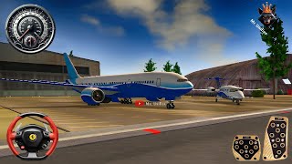 Airplane Flight Game Simulador: Boeing 777 y contenedores de transporte - Juego de Aviones screenshot 2