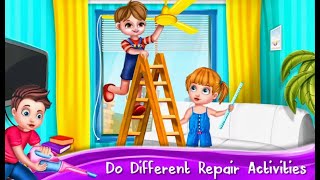 The Handyman- Helper & Cleaning House Service coolest handyman’s shop  free repairing game for kids screenshot 1