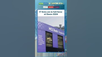 From Wipro to TCS, IT firms are in full-force at Davos 2024. #itcompanies #davos2024 #wef #shorts