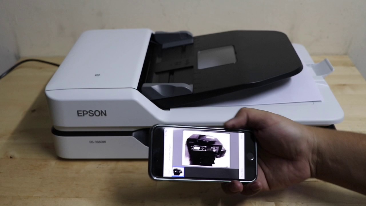 A Quick Look: Epson Workforce DS-1660W Document Scanner - YouTube