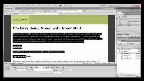 Dreamweaver Tutorial : How to Create a Web Page in Adobe Dreamweaver CS5