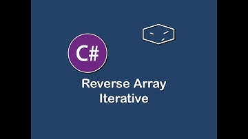 reverse array iterative in c#