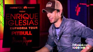 More from enrique: http://bit.ly/enriquetalksno1 enrique iglesias
talks about topping the hot 100 with "bailamos" and "be you".