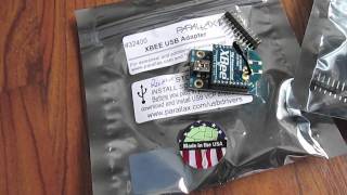 Xbee and Attopilot voltage sensor on a solar panel