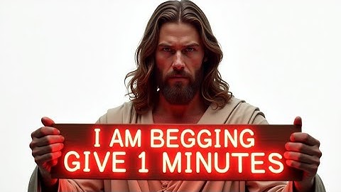 BEGGING YOU TO STAY JUST FOR 1 MINUTE | GOD MESSAGE TODAY | GOD MESSAGE NUMBER NOW #god #jesus