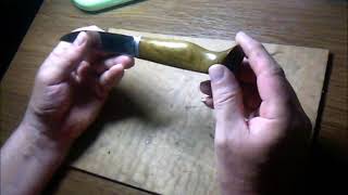Финский нож ручной работы из стали Р6М5