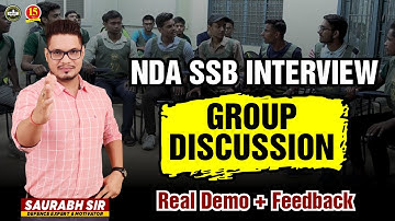 SSB Interview - Group Discussion | GD Live Demo | SSB Coaching in Allahabad, India - MKC
