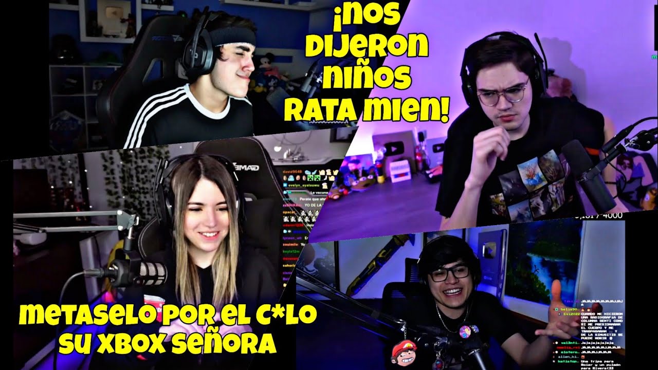 Rivers, elMariana, Roier y Aldo hablan sobre el podcast donde se burlan de los gamers