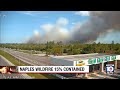 Wildfire burning in Naples, some residents evacuated