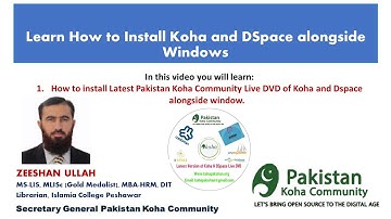 How to Install Koha and DSpace alongside windows