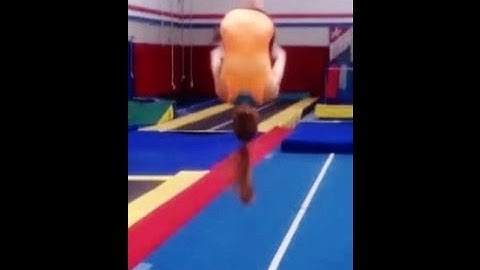 How To Do A Running Punch Front Tuck/Flip With Coach Meggin!