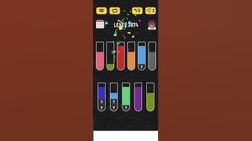 Water sort puzzle - Level 3074 #puzzle #games #level #watersortpuzzle #gaming #watersort #gameplay