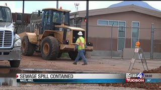 Sewage spilling across US-Mexico border