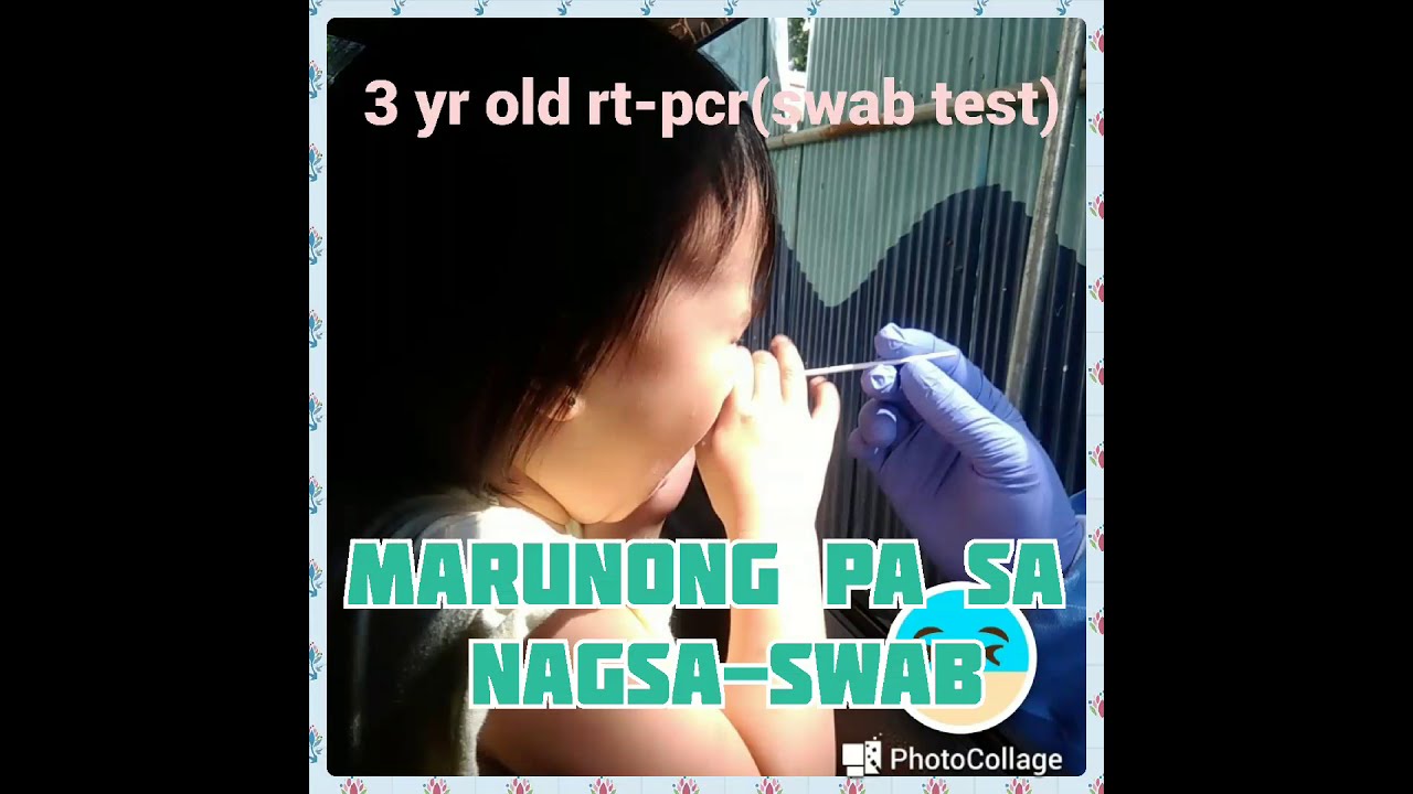 SWAB TEST RT PCR drive thru of  3 year old child
