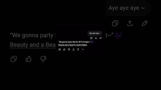 Justinnn | chat gpt lyrics prank | #beautyandabeat #justinbieber