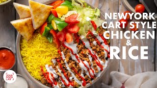 Chicken Shawarma Rice Recipe Nyc Cart Style Chicken & Rice Garlic Sauce Chef Sanjyot Keer
