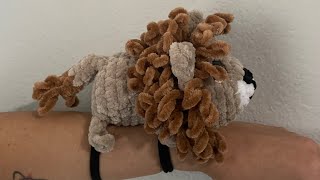 Lion Pet Front Side Loop Stitch Crochet Tutorial.