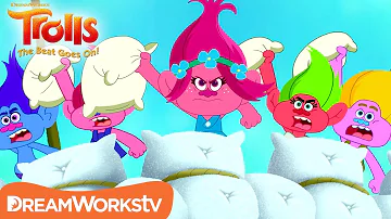 Epic Pillow Fight | TROLLS THE BEAT GOES ON!