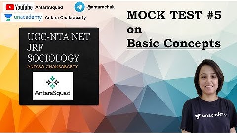 Mock Test Series #5 on Basic Concepts | UGC NTA-NET JRF Sociology
