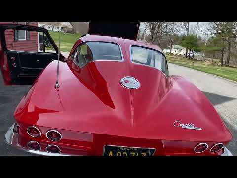 1963 CORVETTE SPLIT WINDOW SURVIVOR BARN FIND