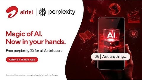Airtel x Perplexity | Power of AI, now in your hands with Airtel