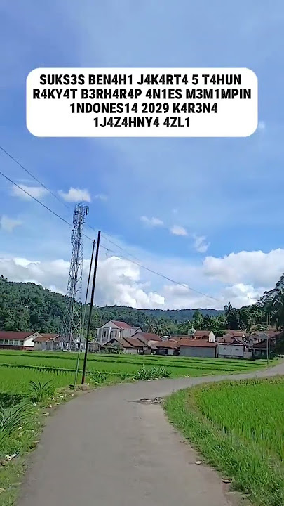 Sukses b4n4h1 j4k4rt4 5 t4huN 4n135 c0c0k j4d1 pr3sid3n 2029