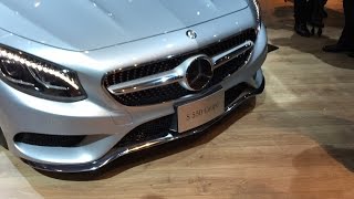 【試座映像あり】Mercedes Benz S550 coupe 実車見てきたよ 東京モーターショー2015
