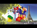 French regions  flag map speedpaint