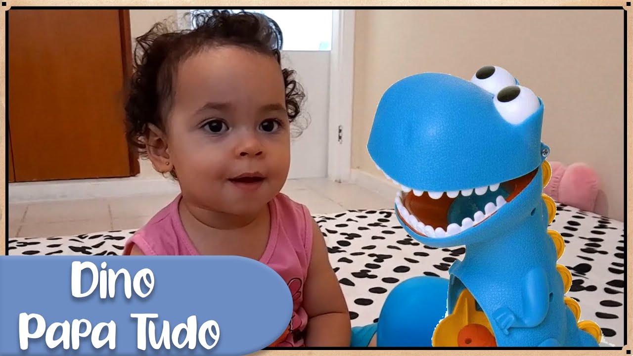 Dino papa tudo - Bebês 0 a 3 anos - Nina Brinca - Brinquedos Educativos e  Jogos Pedagógicos