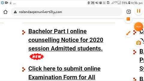 B.A part 1 2021 NOU counselling class  NALANDA OPEN UNIVERSITY