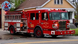 Responding - Detroit Fire, Engine 50 - Lights & Sirens by On Location 202 views 7 days ago 40 seconds