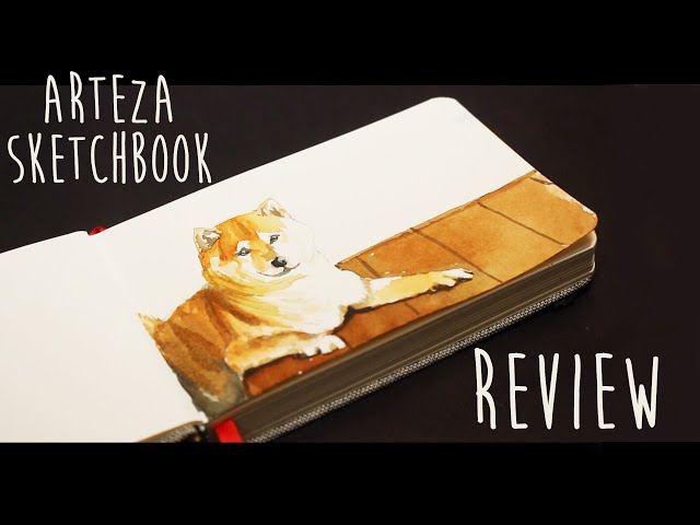A Simple Arteza Watercolor Sketchbook Review! 