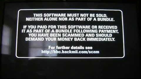 Wii Homebrew channel version 1.0.5 update