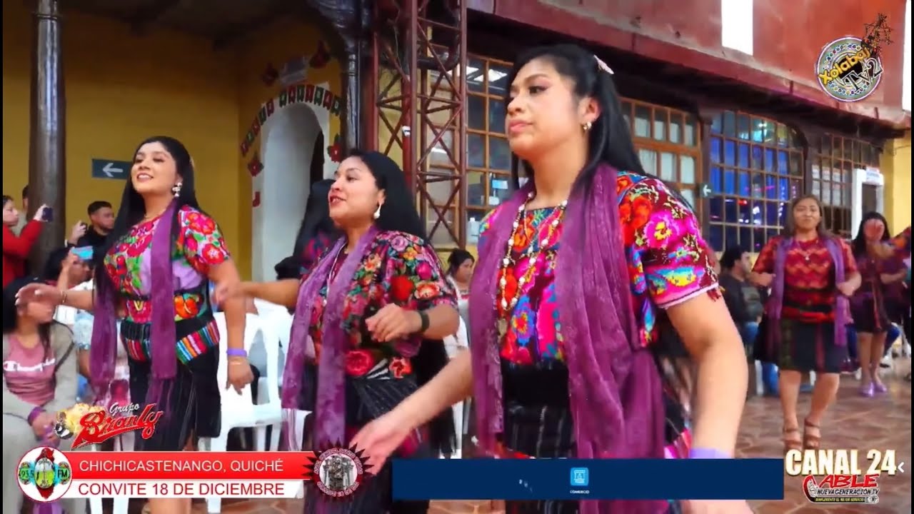 Ultimo Ensayo Del Convite Femenino 18 De Diciembre De Chichicastenango Ameniza Grupo Branly 2025 