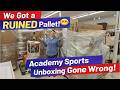 We Got a RUINED Pallet?! 😬 Academy Sports Unboxing Gone Wrong!