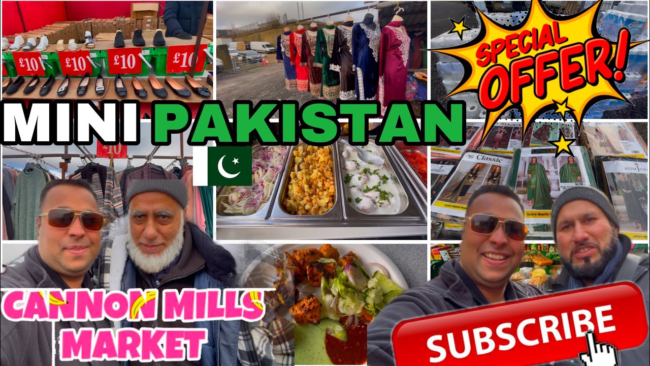 Exploring Cannon Mills Bradford | Mini Pakistan in UK 🇵🇰 | kashifs world