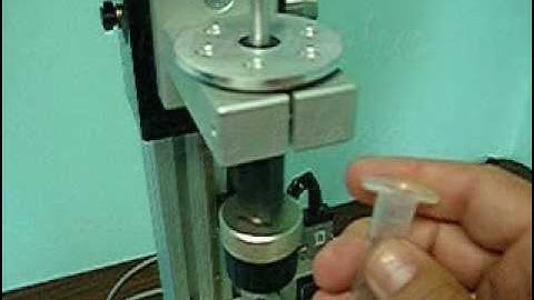 Part 2 Weights Force Torque Sensor Set Up for the ISO-594 Test Assembly Machine