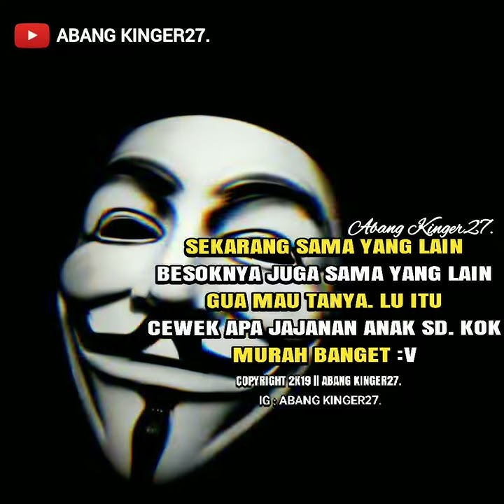 Kontes wa keren!! Nyindir cwe murahan