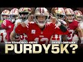 49ers update, Belgium: Can Brock Purdy throw for 5,000 yards, 40 TD w/ Ricky Pearsall, improved OL?